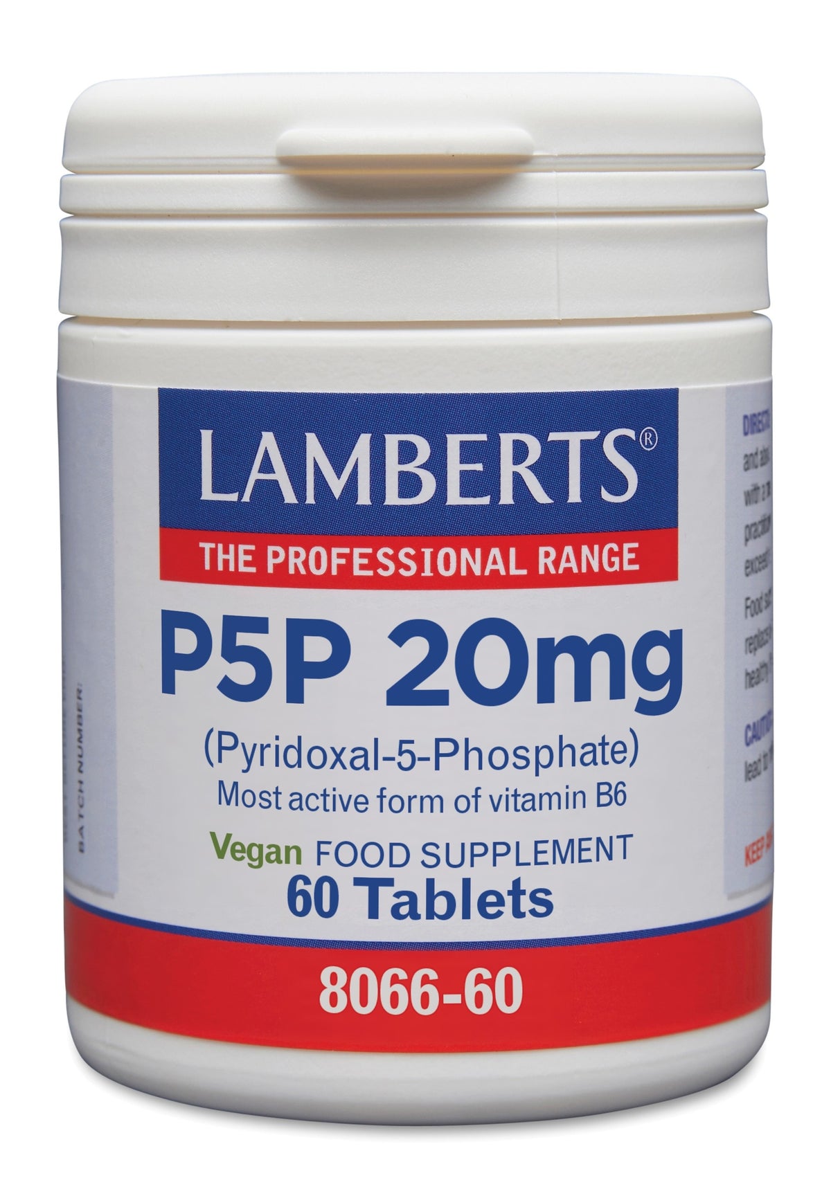 Lamberts Vitamine B6 (P5P) 20mg 60.00 Tabletten