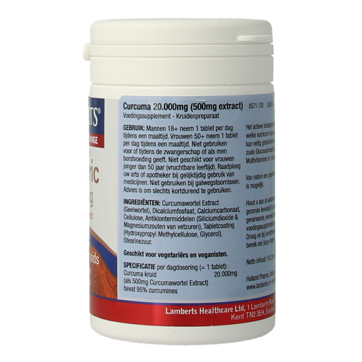 Lamberts Curcuma 20.000mg (turmeric) 120.00 Tabletten