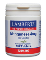 Lamberts Mangaan (manganese) 4mg 100.00 Tabletten