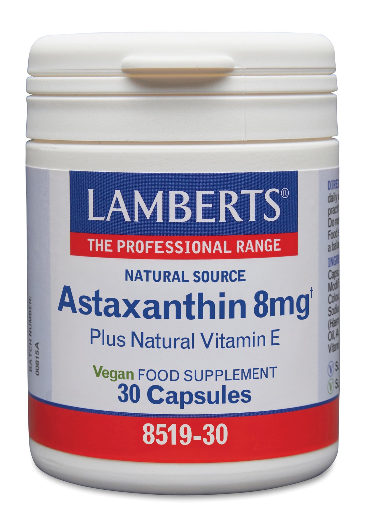 Lamberts Astaxanthine 8mg 30.00 Tabletten