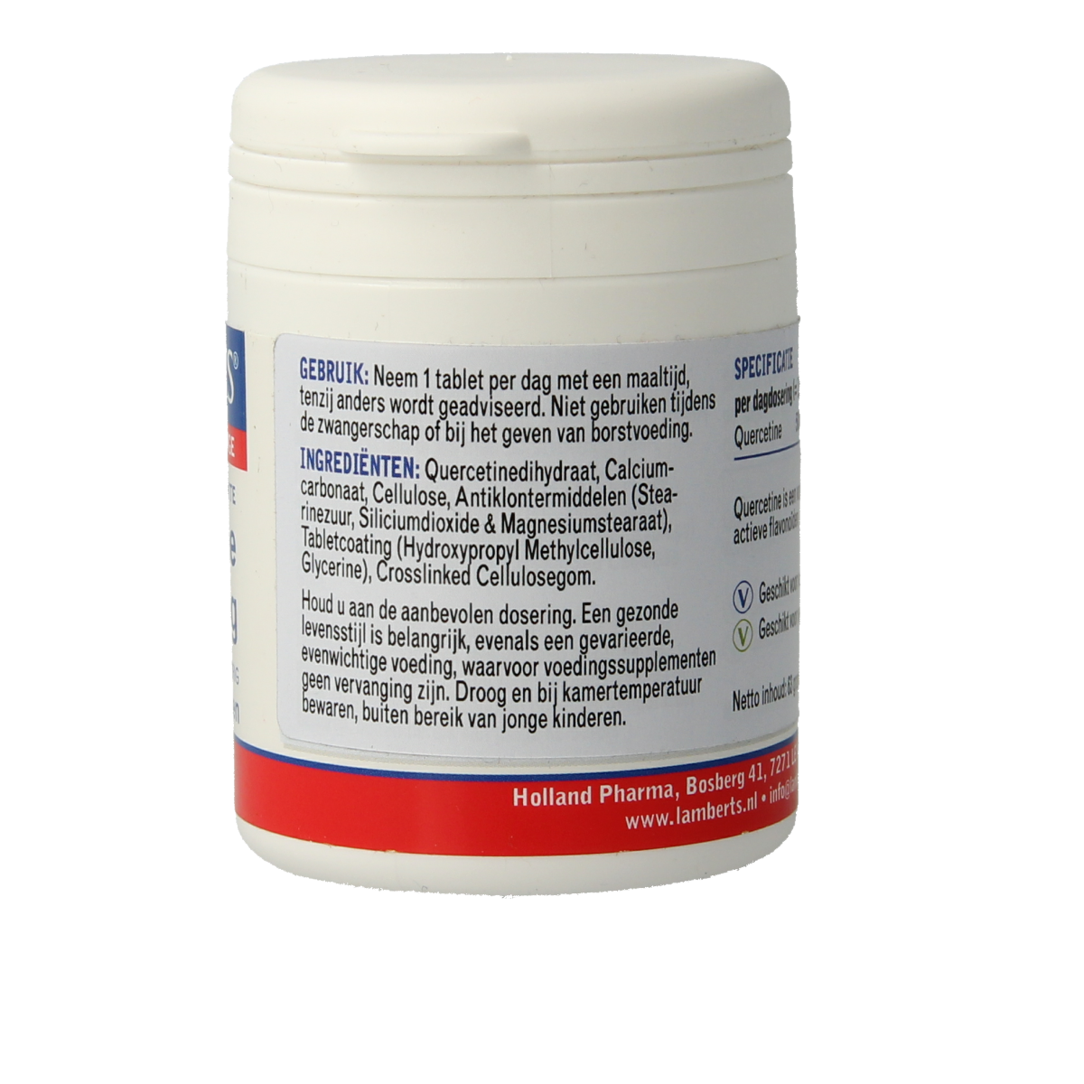 Lamberts Quercetine 500mg 60.00 Tabletten