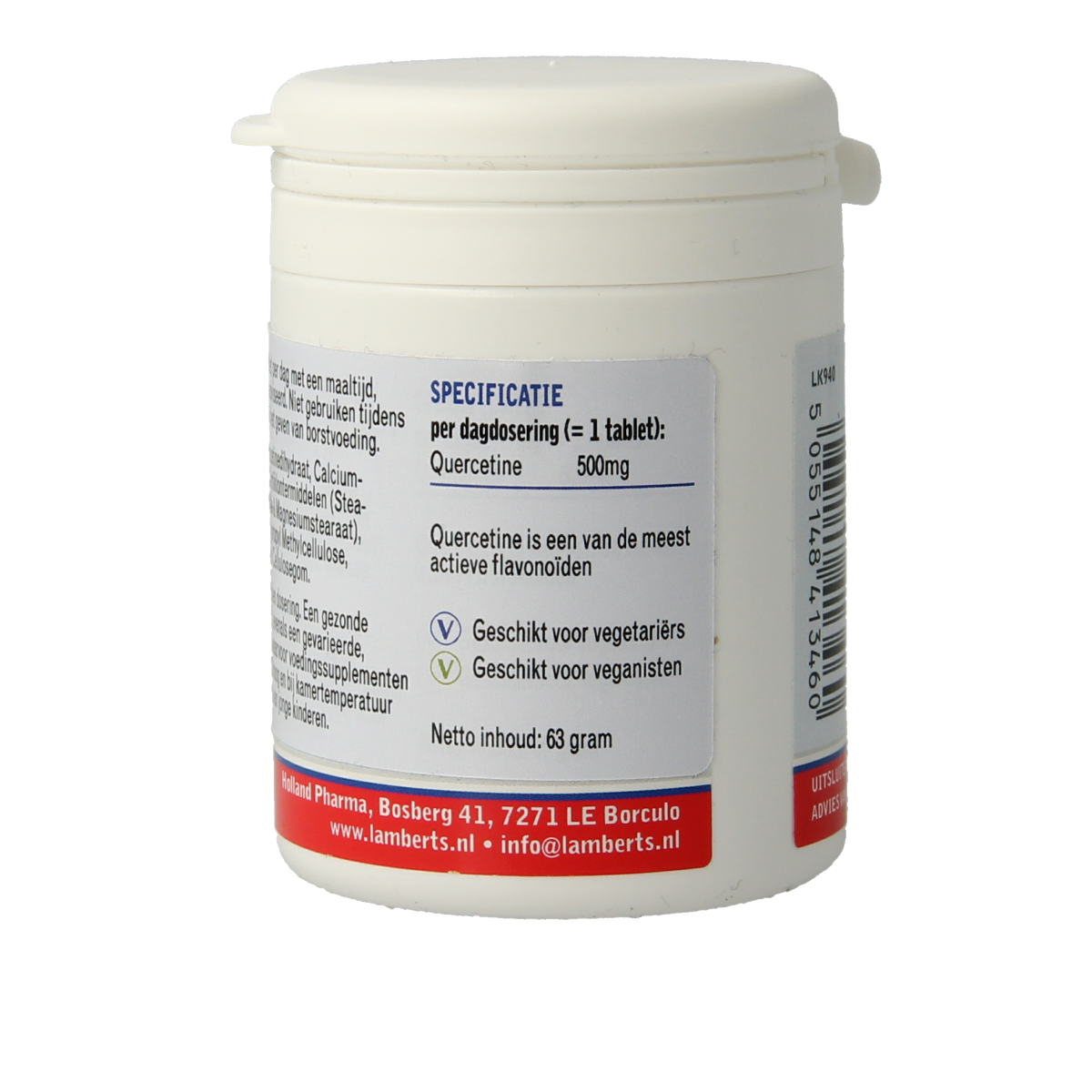 Lamberts Quercetine 500mg 60.00 Tabletten
