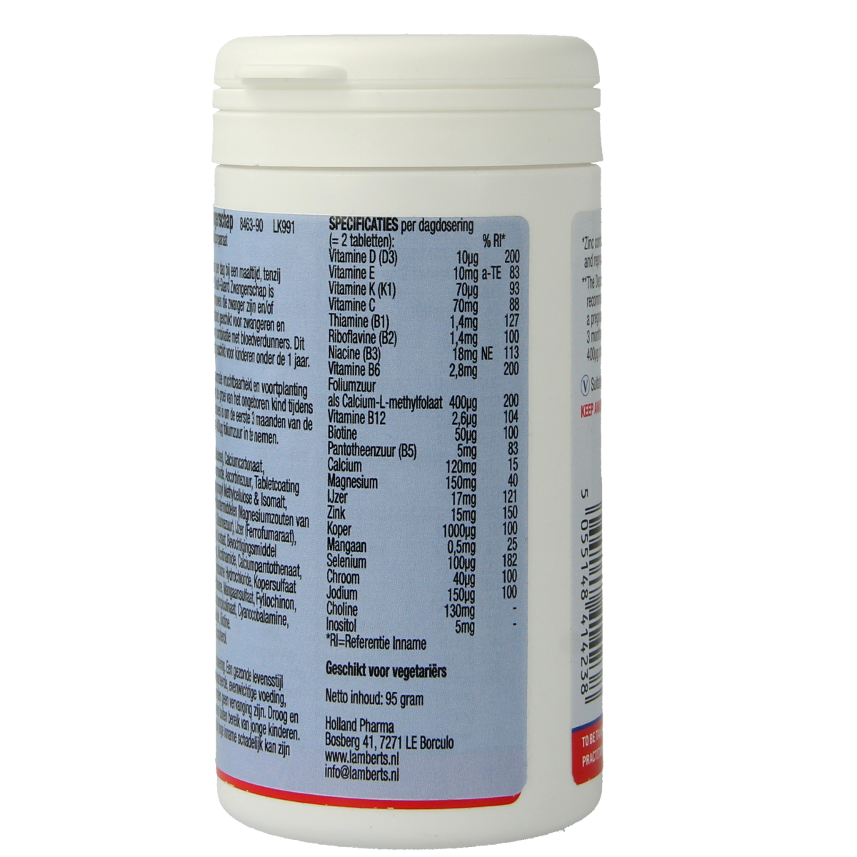 Lamberts Multi-Guard zwangerschap 90.00 Tabletten