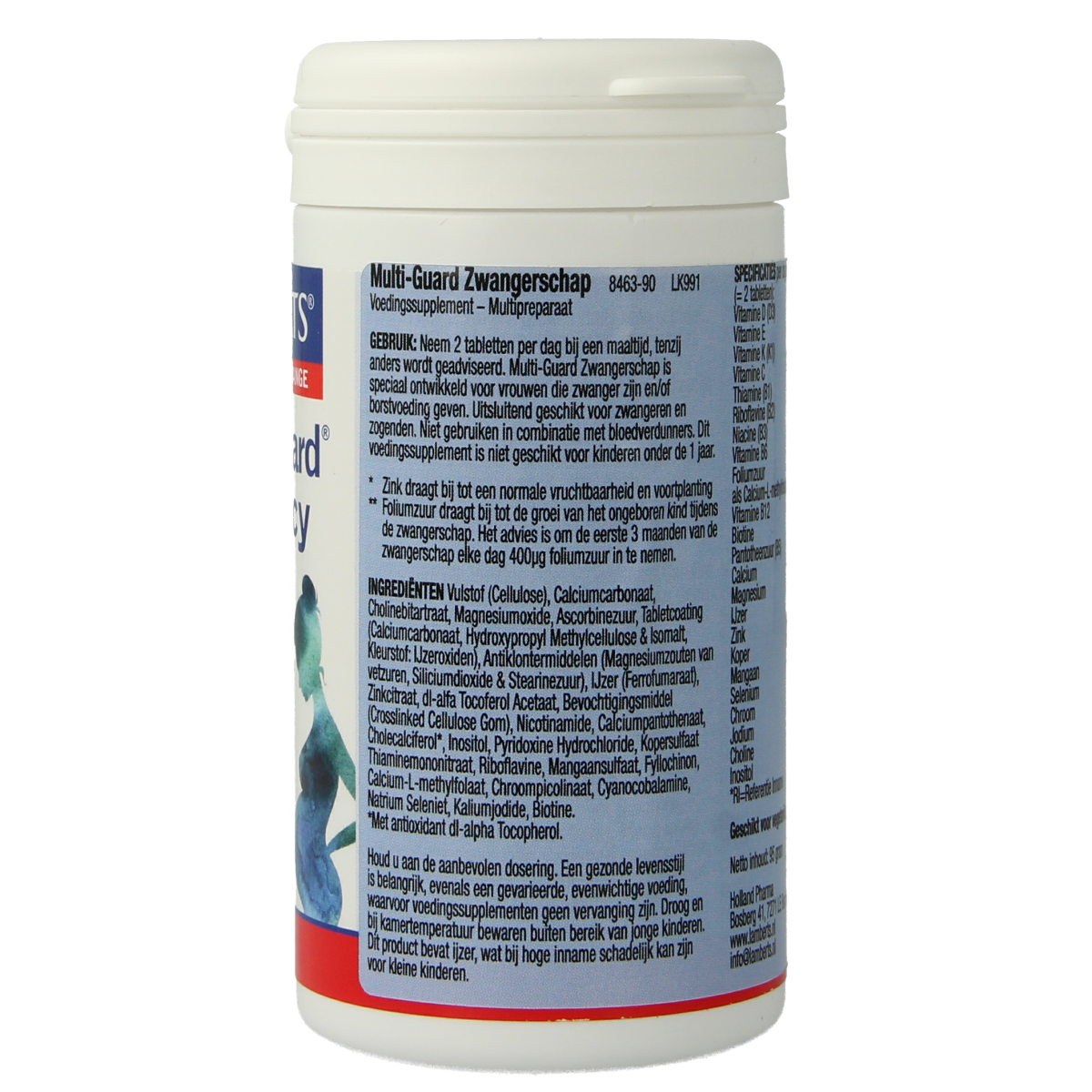 Lamberts Multi-Guard zwangerschap 90.00 Tabletten