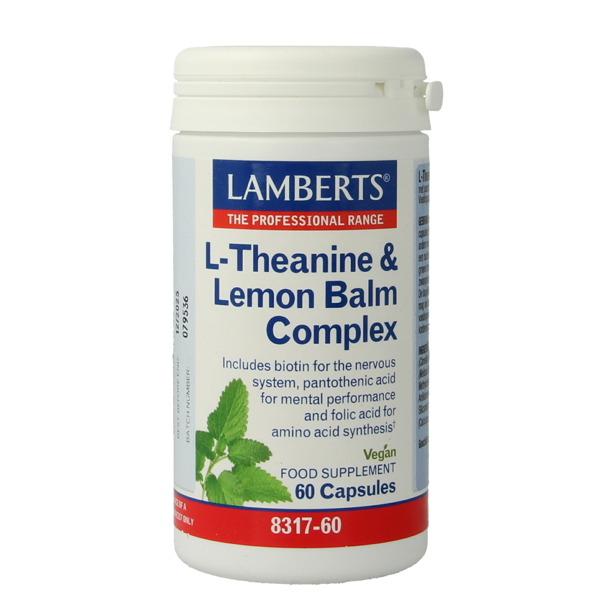 Lamberts L-Theanine & citroenmelisse complex 60.00 Capsules