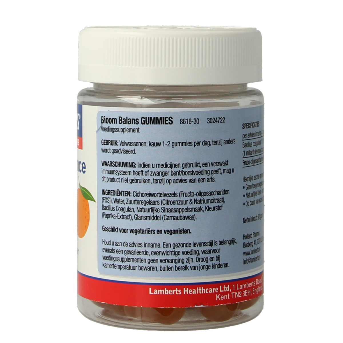 Lamberts Bioom balans gummies 30.00 Gummies