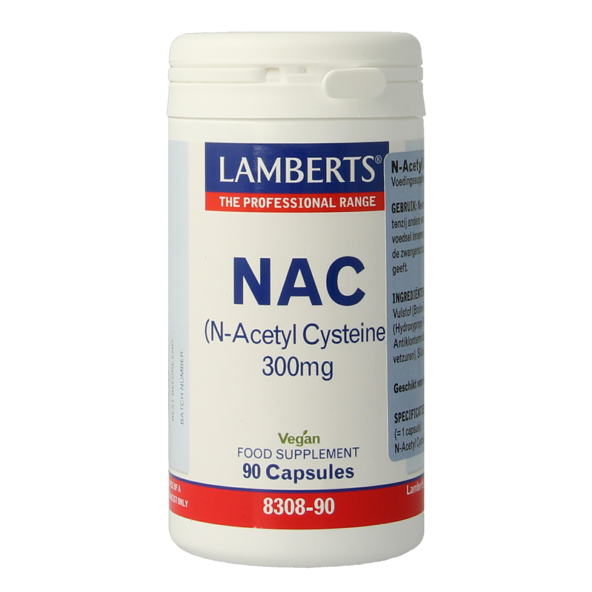 Lamberts N acetyl cysteine 90.00 Capsules