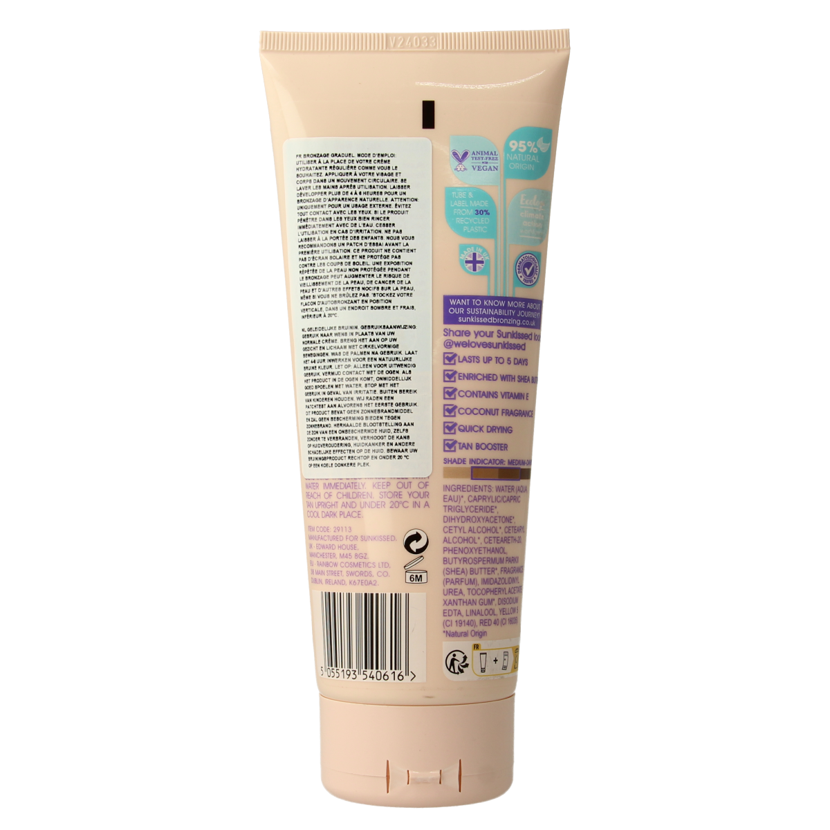 Sunkissed Gradual tan medium dark 200.00 Milliliter