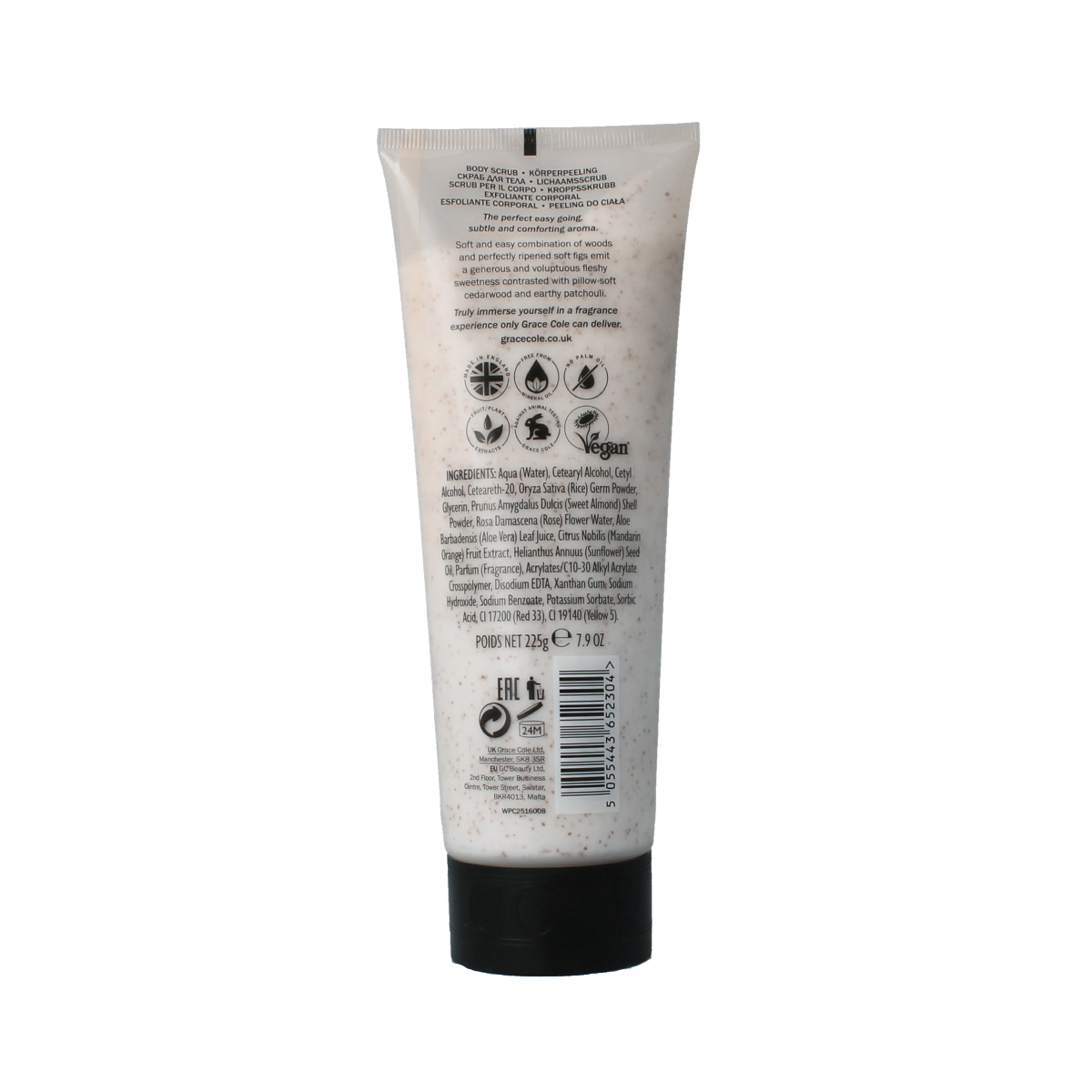 Grace Cole Wild fig & cedar body scrub 225.00 Gram