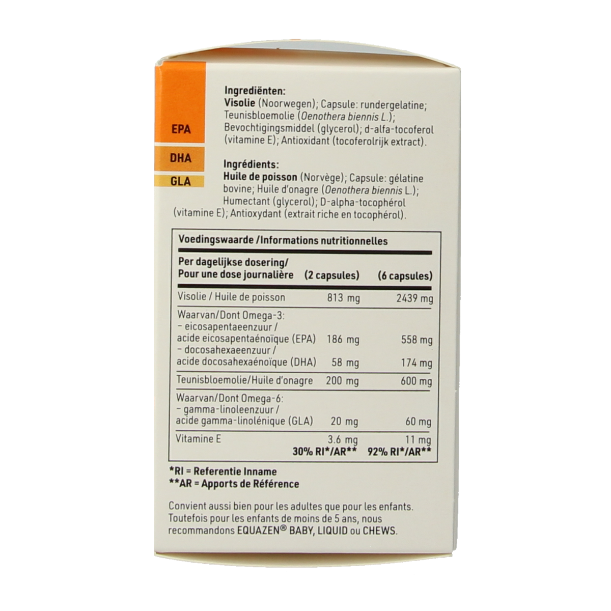 SFI Health  Equazen capsules omega 3- & 6-vetzuren 60.00 Capsules
