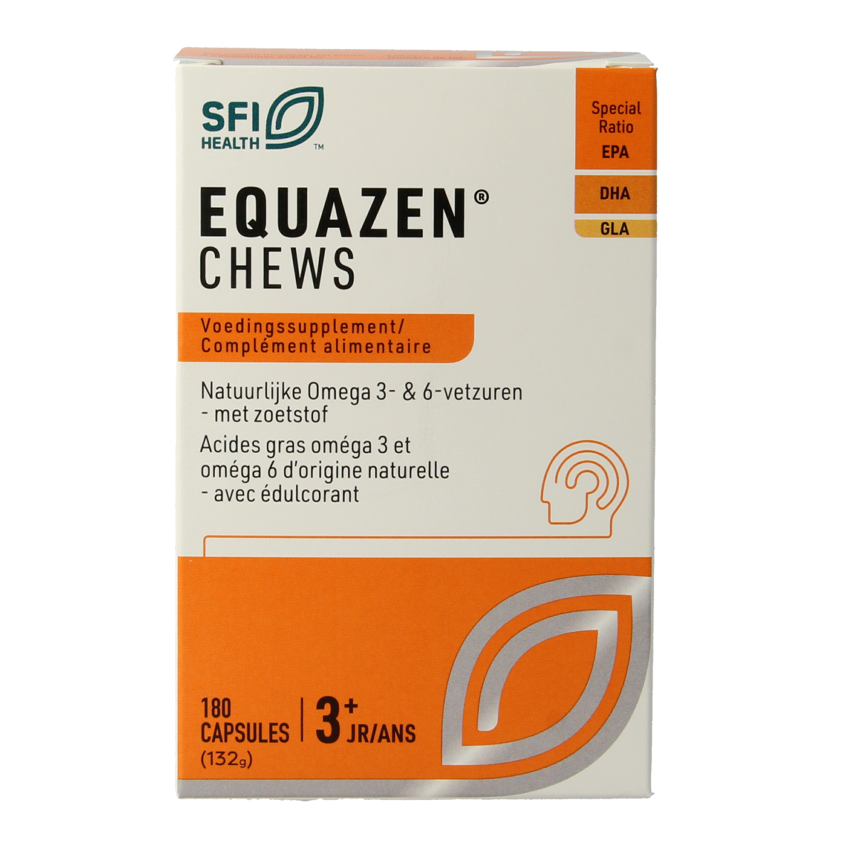 SFI Health  Equazen chews omega 3- & 6-vetzuren 180.00 Capsules