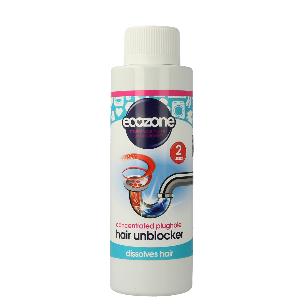 EcoZone Haaroplosser badkamerafvoer 250.00 Milliliter