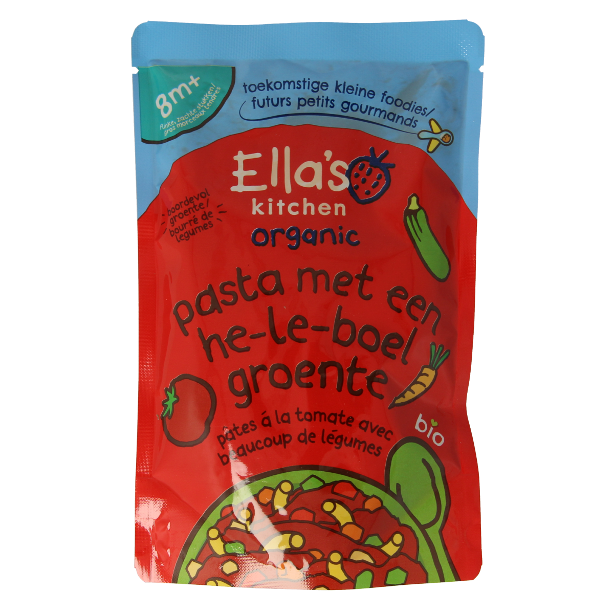 Ella's Kitchen Pasta heleboel groente 8+ maanden bio 190.00 Gram