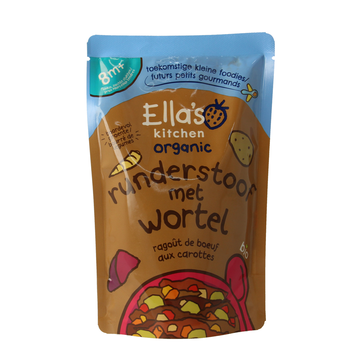 Ella's Kitchen Hartverwarmende runderstoof 8+ maanden bio 190.00 Gram
