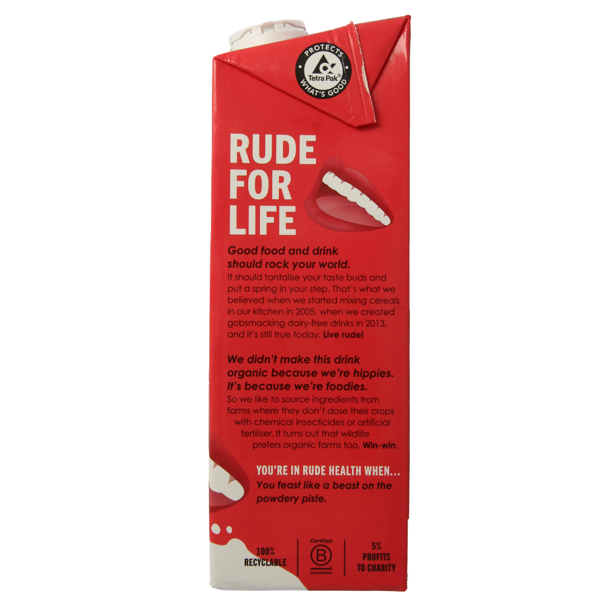 Rude Health Hazelnootdrank bio 1.00 Liter