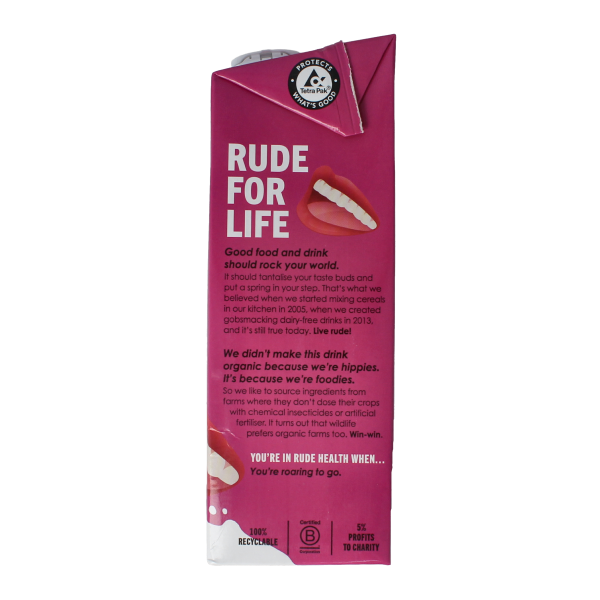 Rude Health Tijgernootdrank bio 1.00 Liter