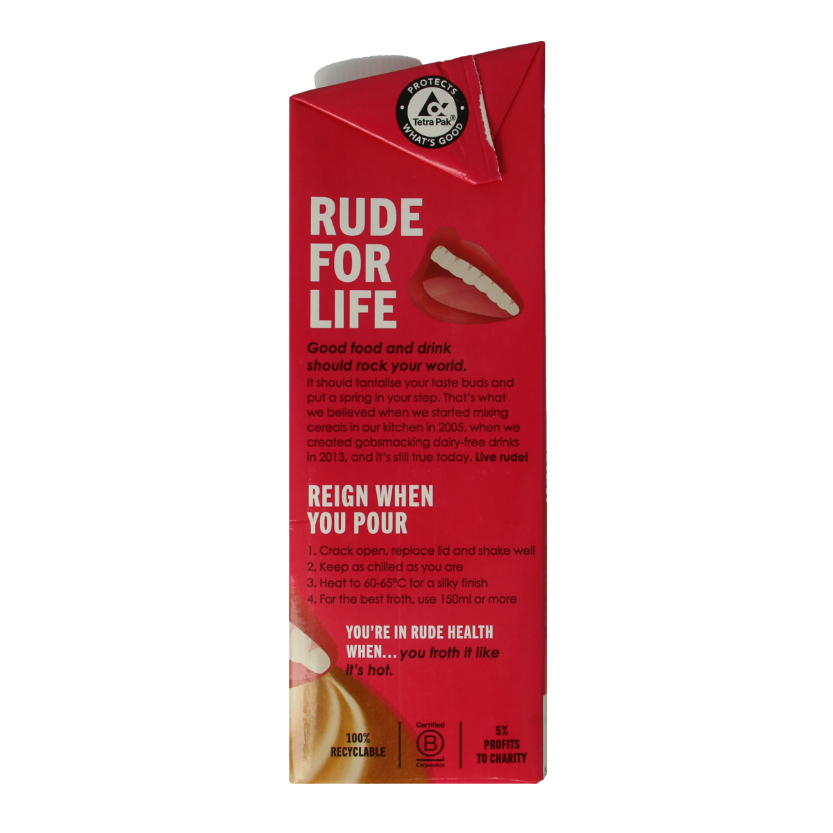 Rude Health Almond barista 1.00 Liter