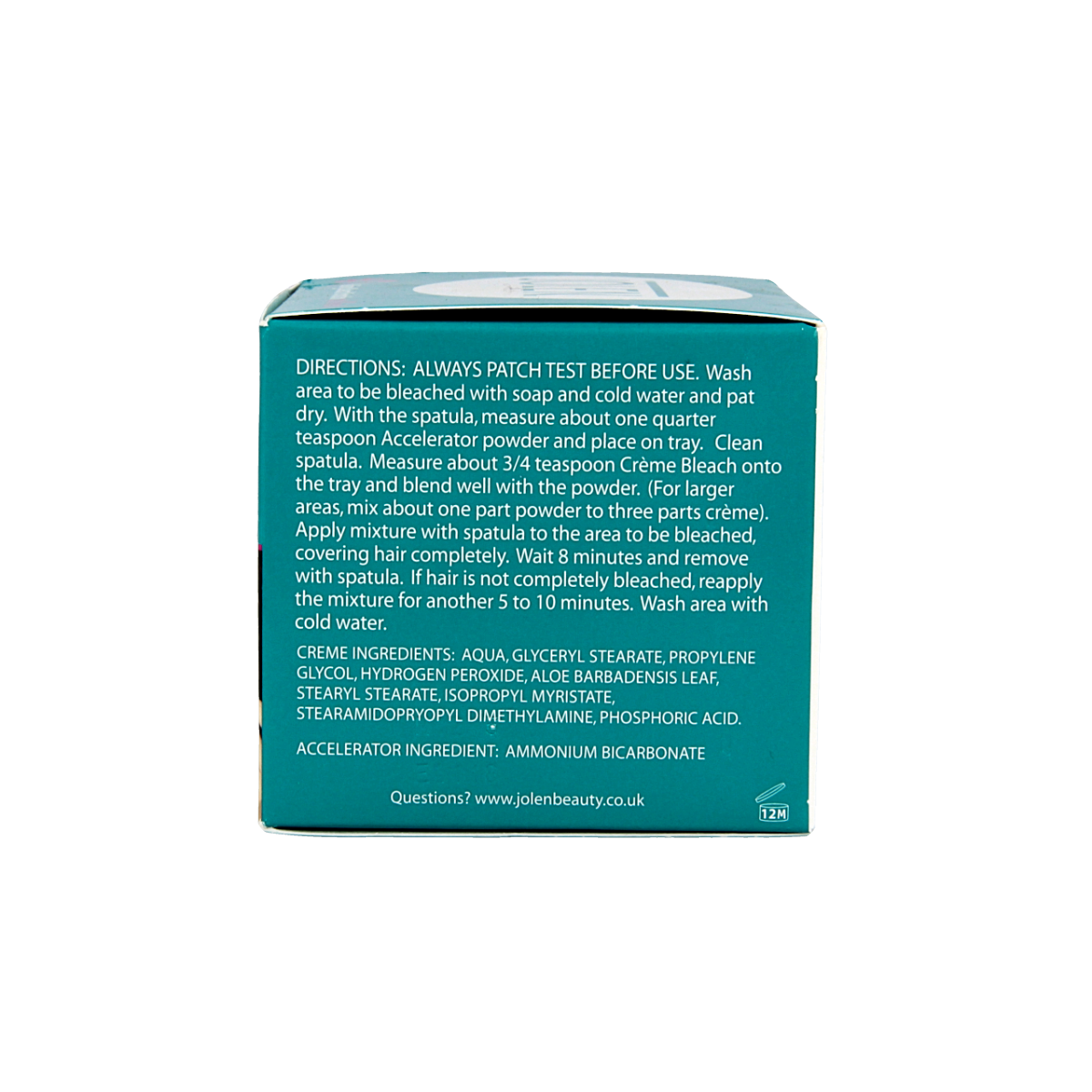 Jolen Ontkleuringscreme creme bleach mild aloe vera 125.00 Milliliter