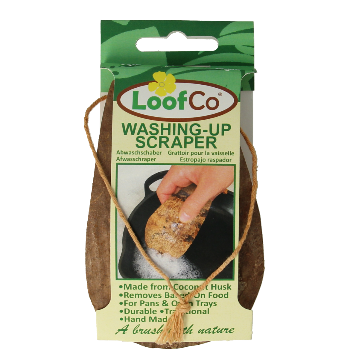 Loofco Afwasschraper uit kokos bio 1.00 Stuks