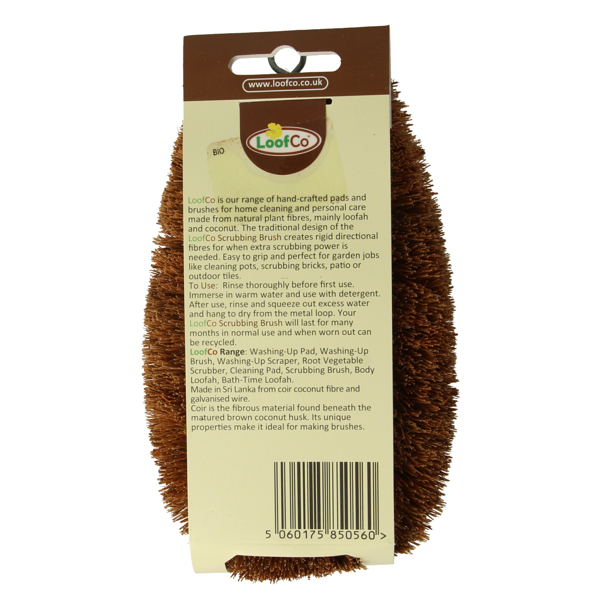 Loofco Schuurborstel kokos bio 1.00 Stuks