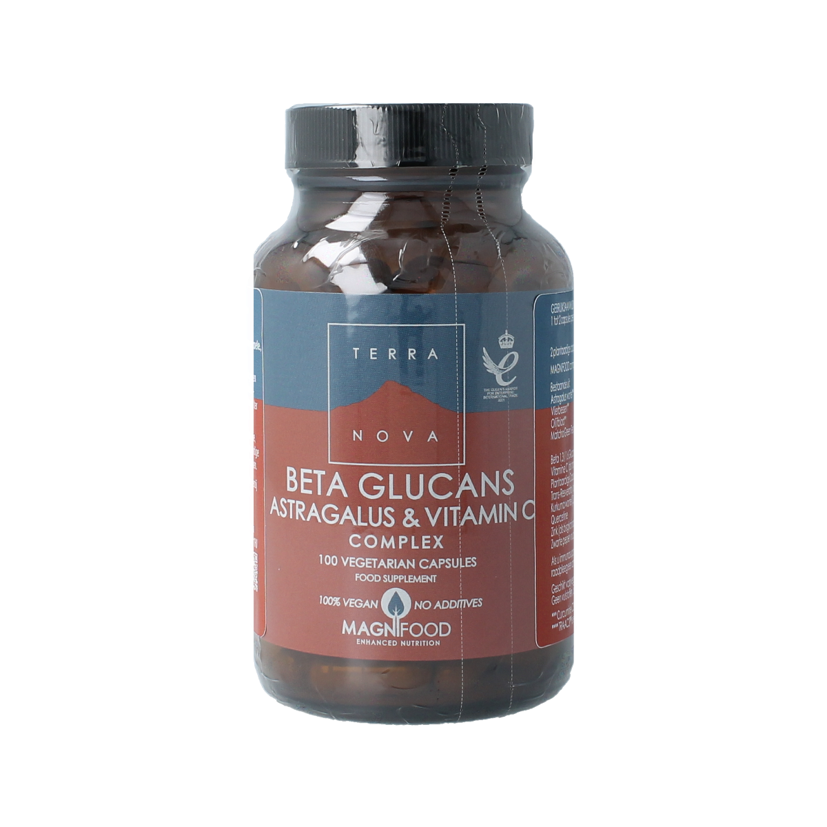 Terranova Beta Glucans Astragalus & Vitamin C Complex 100.00 Vegetarische capsules