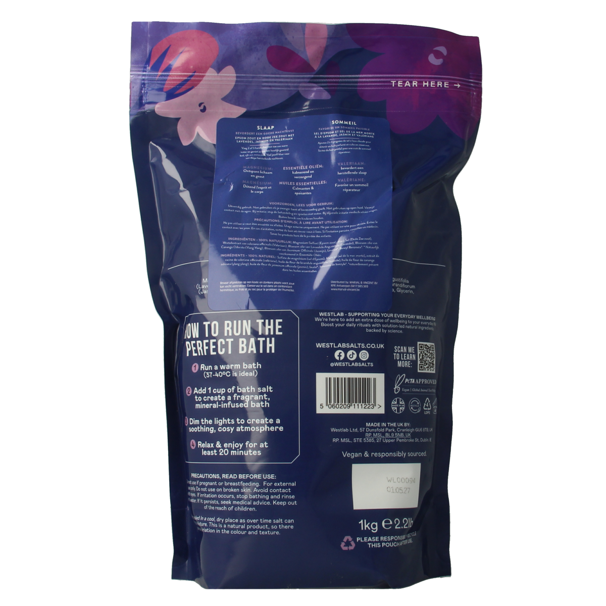 Westlab Badzout sleep 1.00 Kilogram