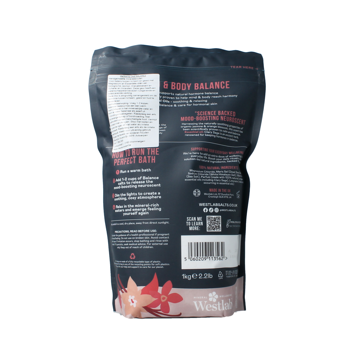 Westlab Badzout wellbeing balance 1000.00 Gram