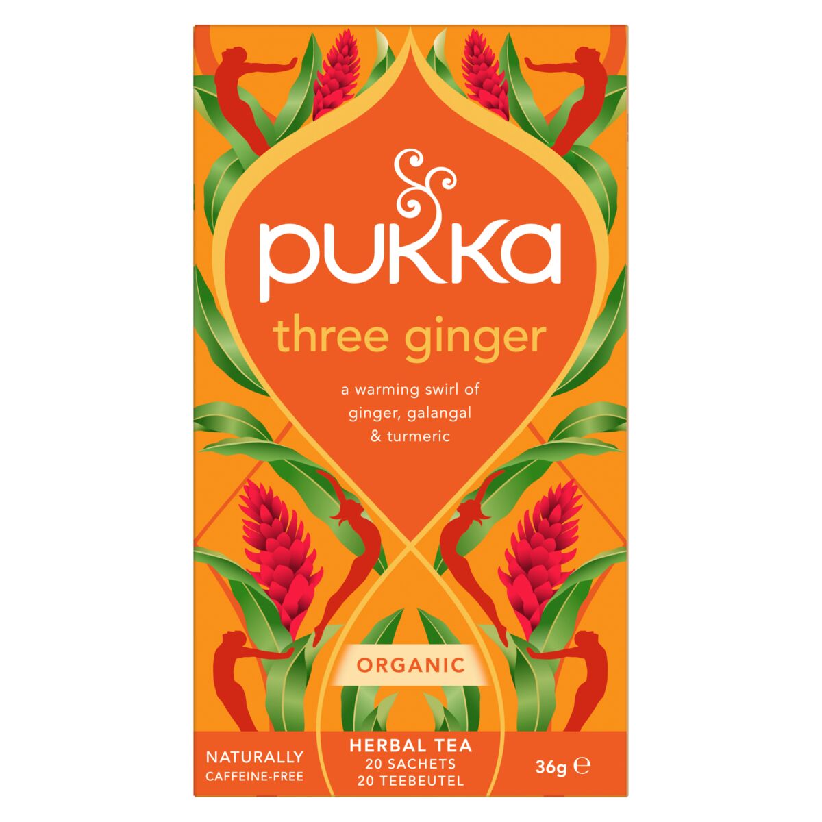 Pukka Three ginger bio 20.00 Zakjes