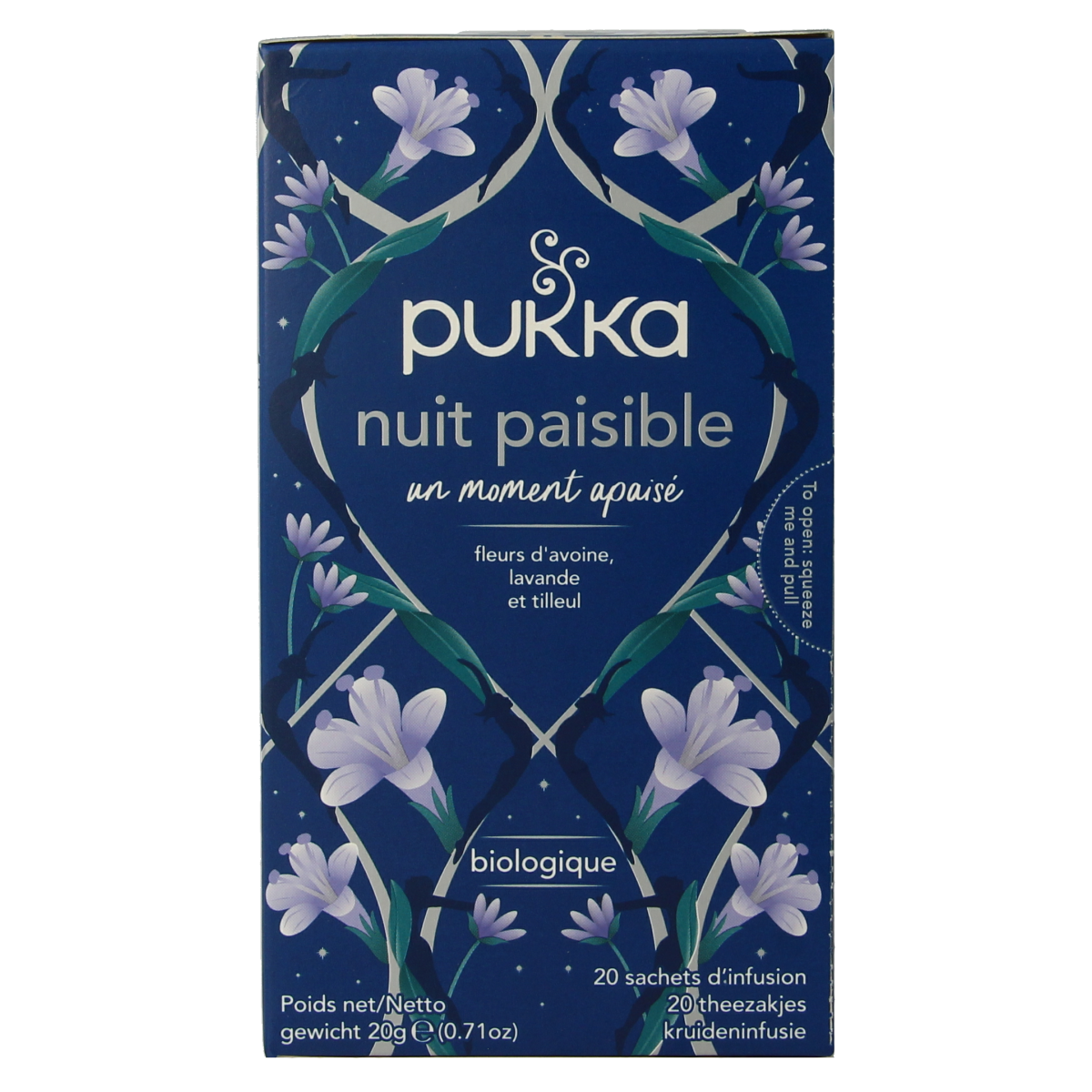 Pukka Night time thee bio 20.00 Zakjes