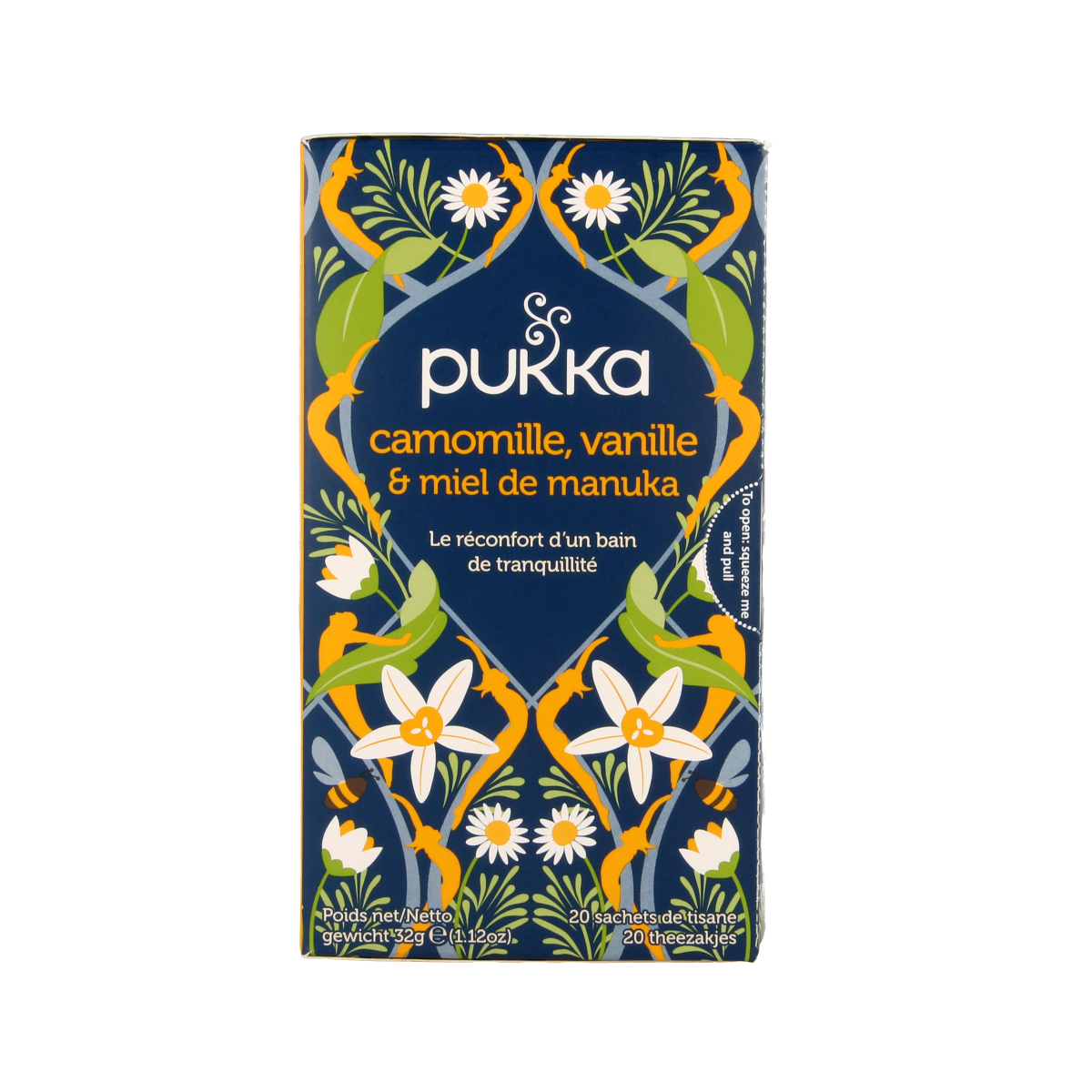 Pukka Chamomile vanille/manuka honing bio 20.00 Zakjes