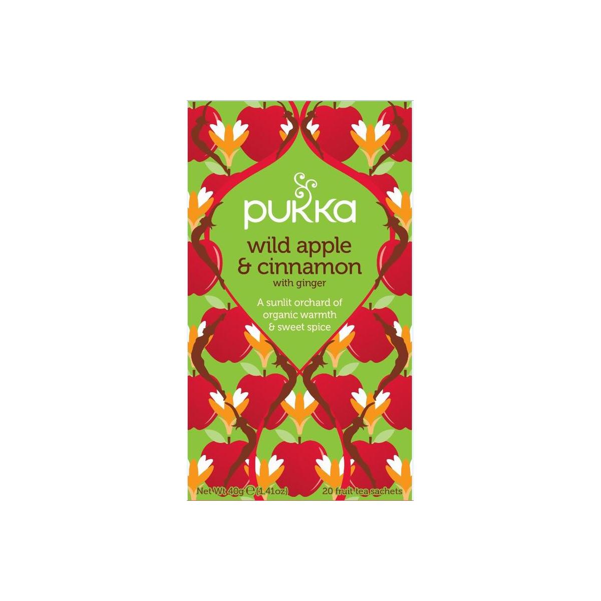 Pukka Wild apple & cinnamon bio 20.00 Zakjes