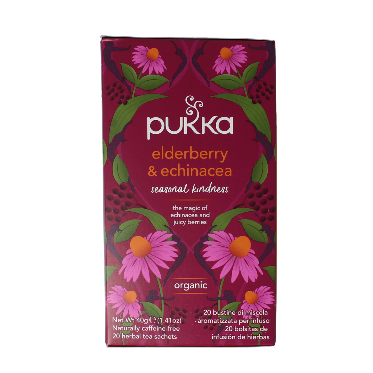 Pukka Elderberry & echinacea bio 20.00 Zakjes
