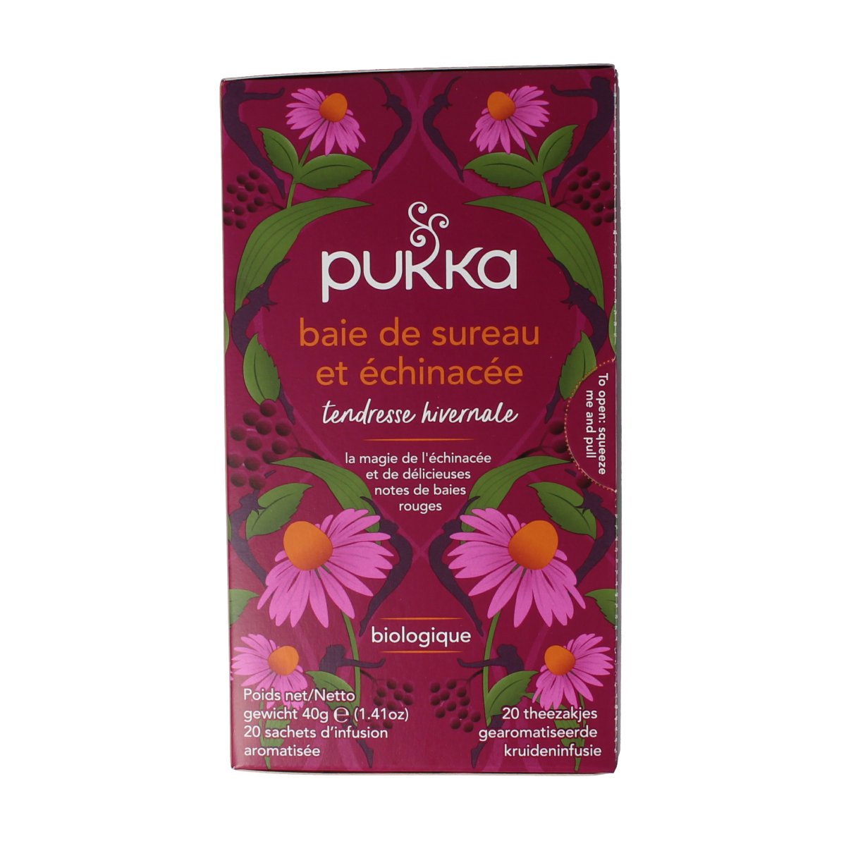 Pukka Elderberry & echinacea bio 20.00 Zakjes