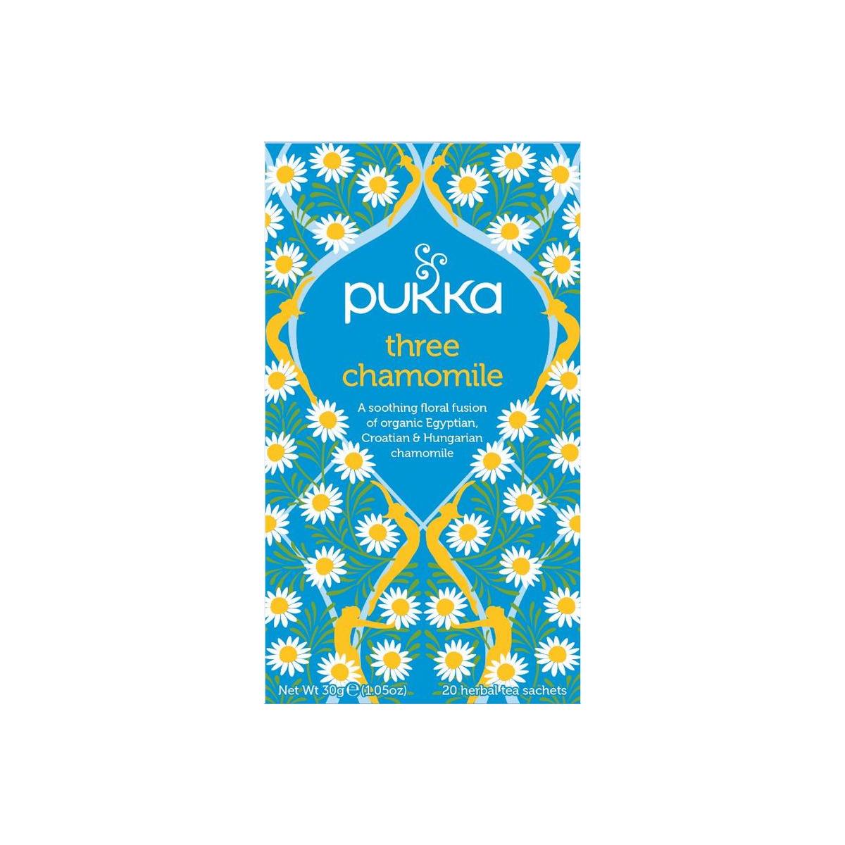 Pukka Three chamomile bio  20.00 Zakjes
