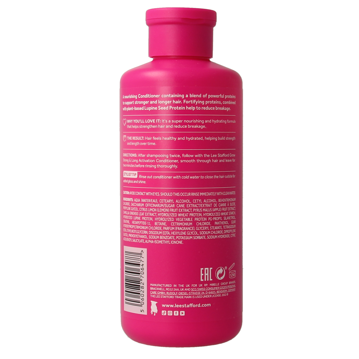 Lee Stafford Grow ilong & strong activation conditioner 250.00 Milliliter
