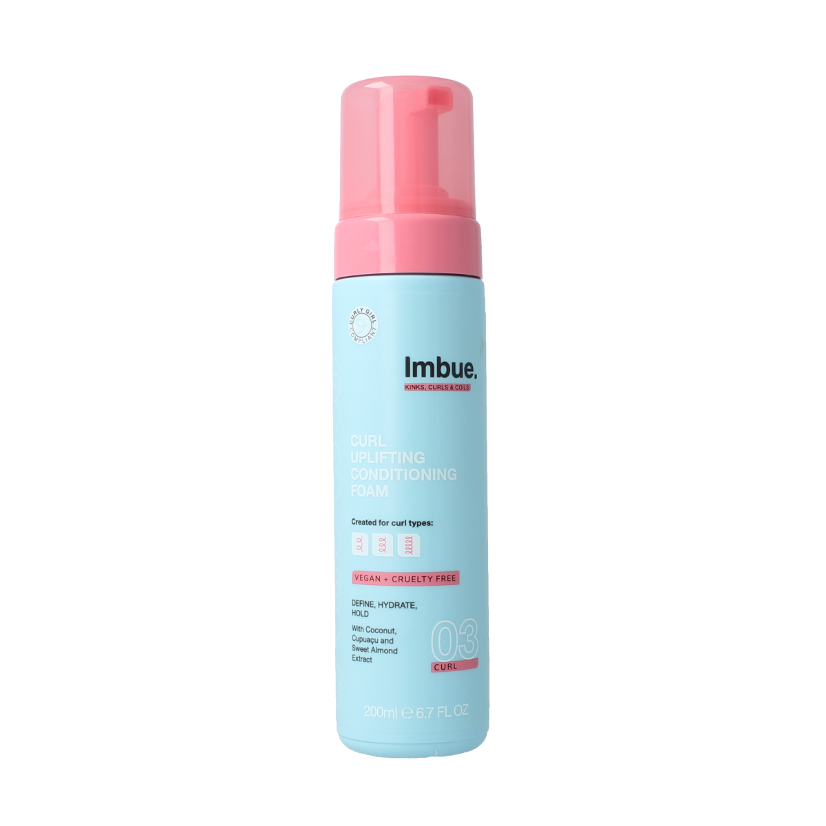 Imbue Curl uplifting conditioning foam 200.00 Milliliter
