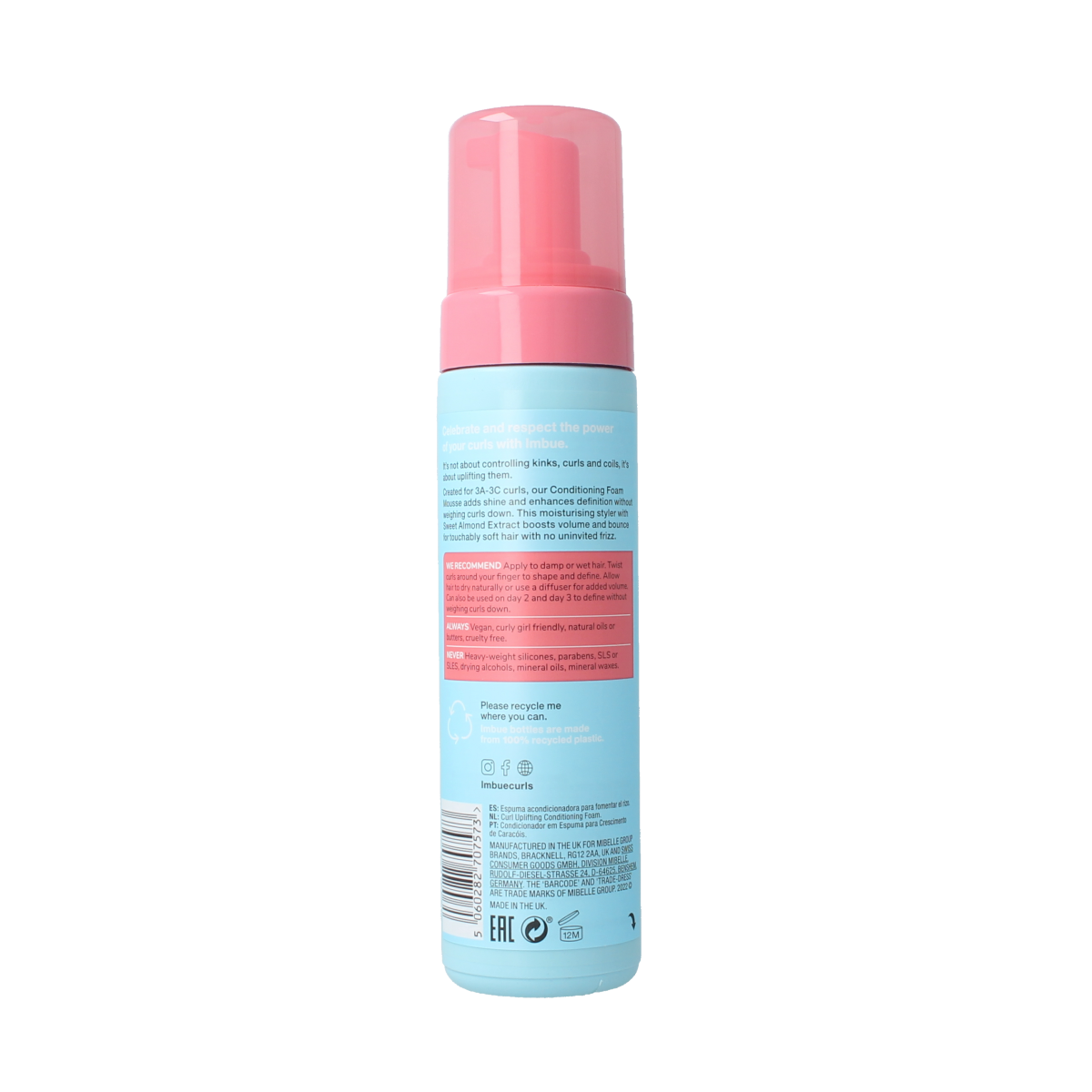 Imbue Curl uplifting conditioning foam 200.00 Milliliter