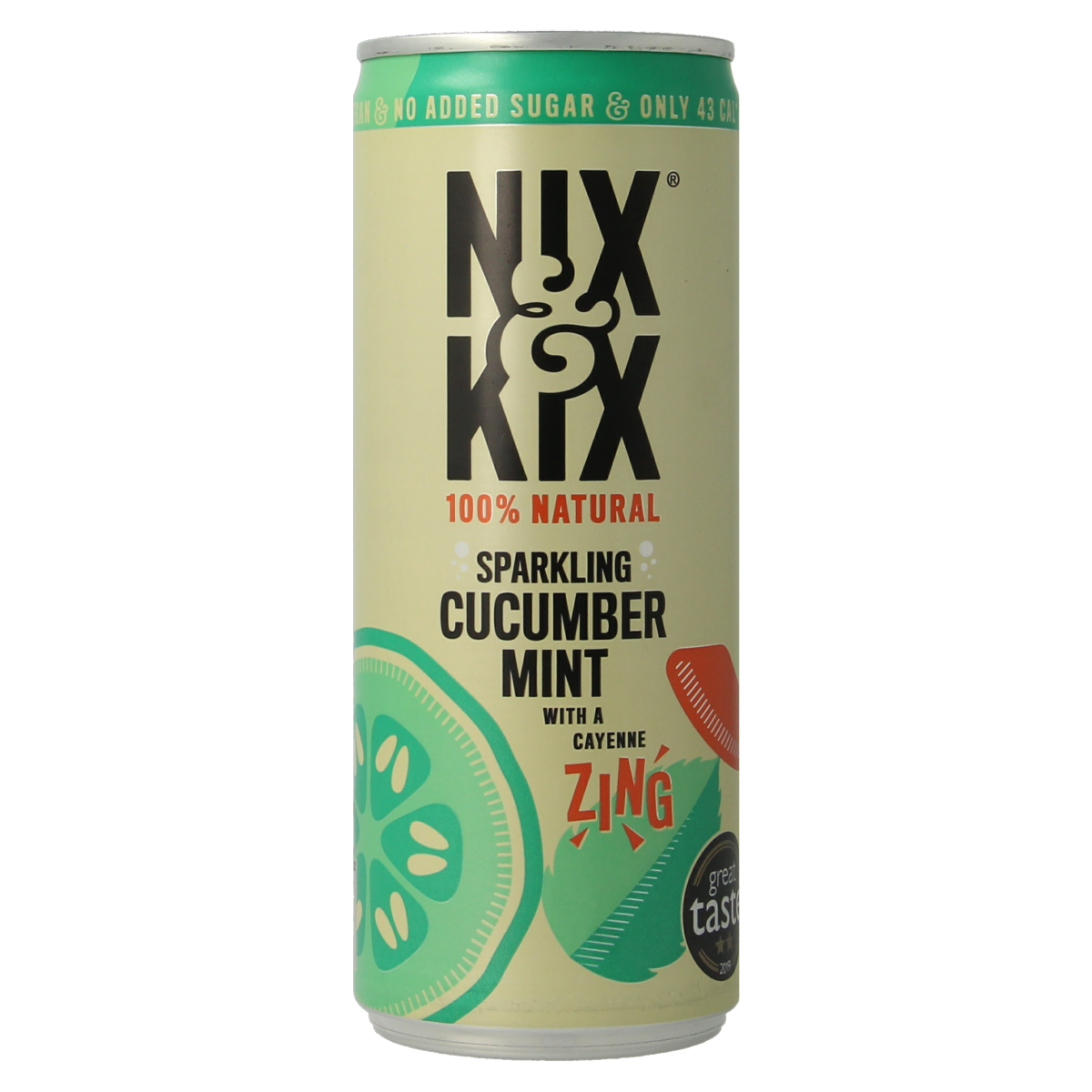 Nix & Kix Cucumber mint blikje 250.00 Milliliter