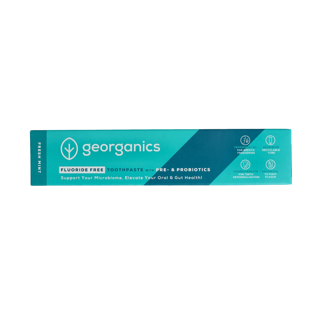 Georganics Toothpaste pre-and probiotic  fresh mint 75.00 Milliliter
