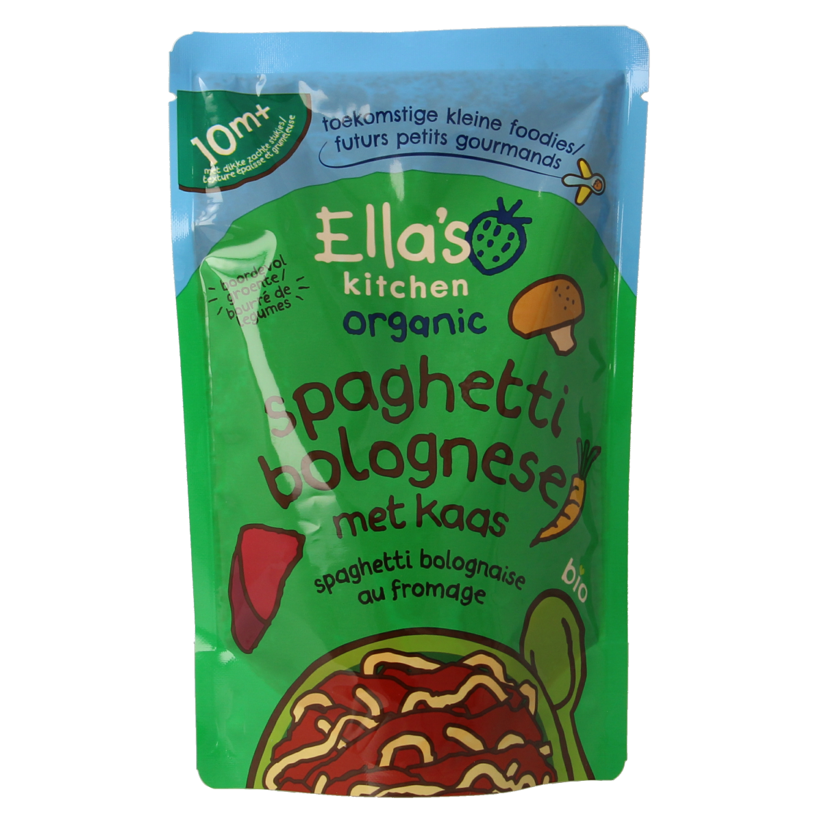 Ella's Kitchen Spaghetti bolognese met kaas 10+ maanden bio 190.00 Gram