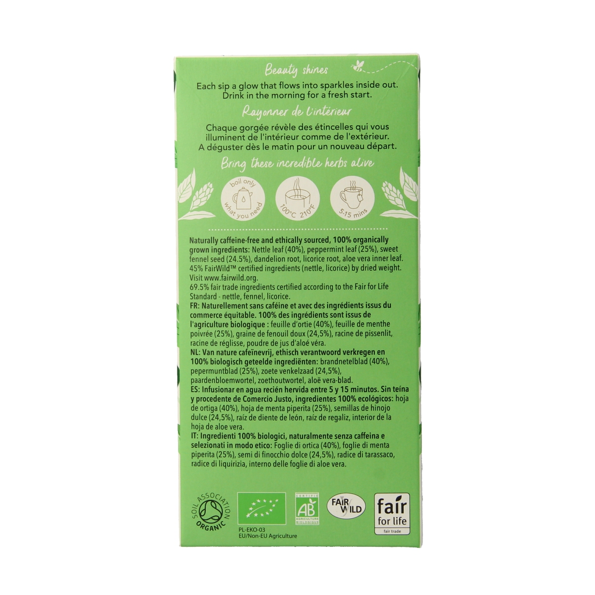 Pukka Radiance bio 20.00 Zakjes