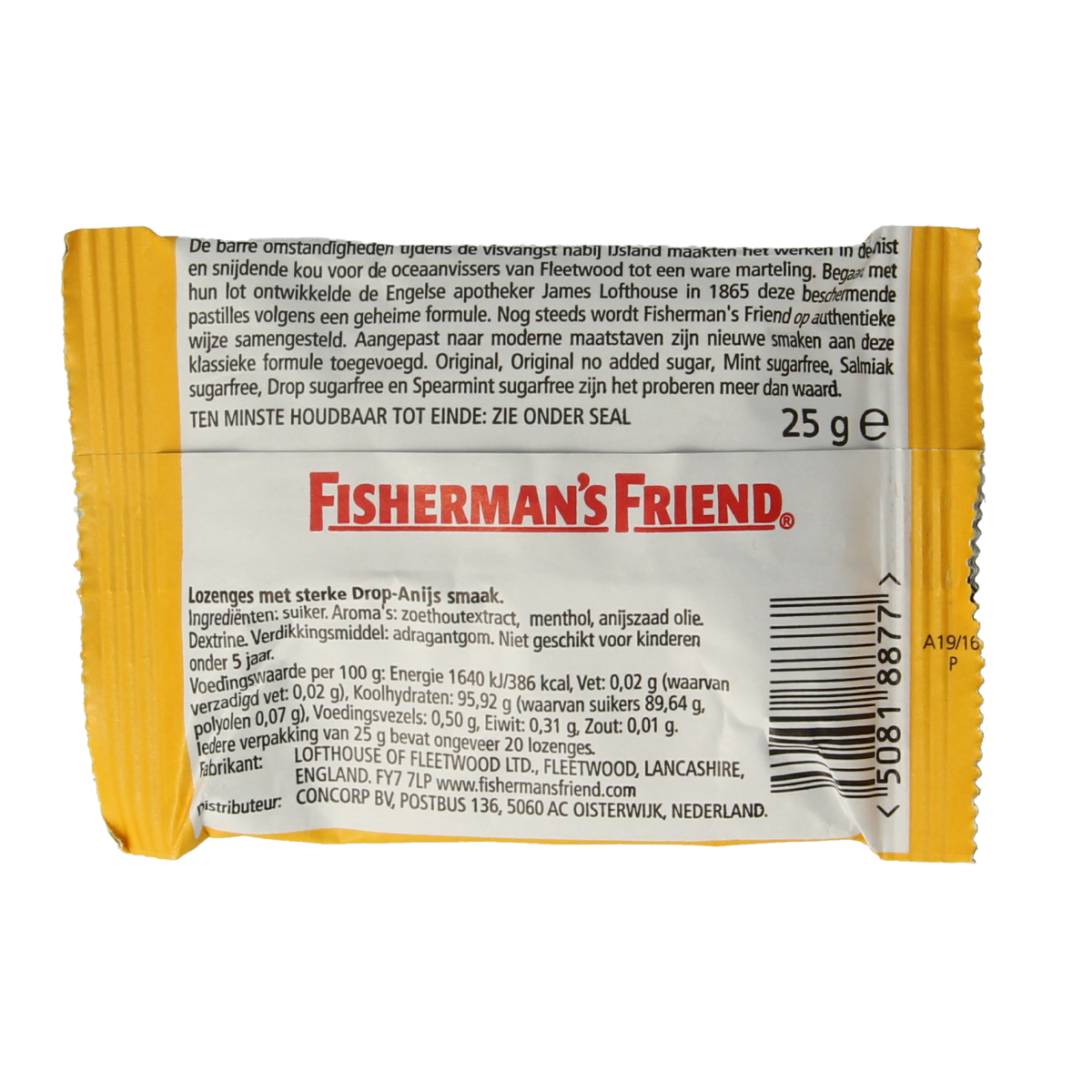 Fisherman's Friend Sterk drop-anijs 25.00 Gram
