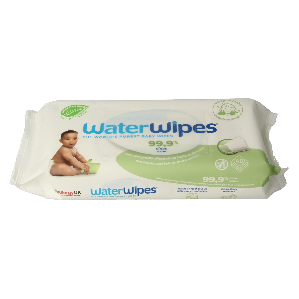 Waterwipes Snoetendoekjes 48.00 Stuks