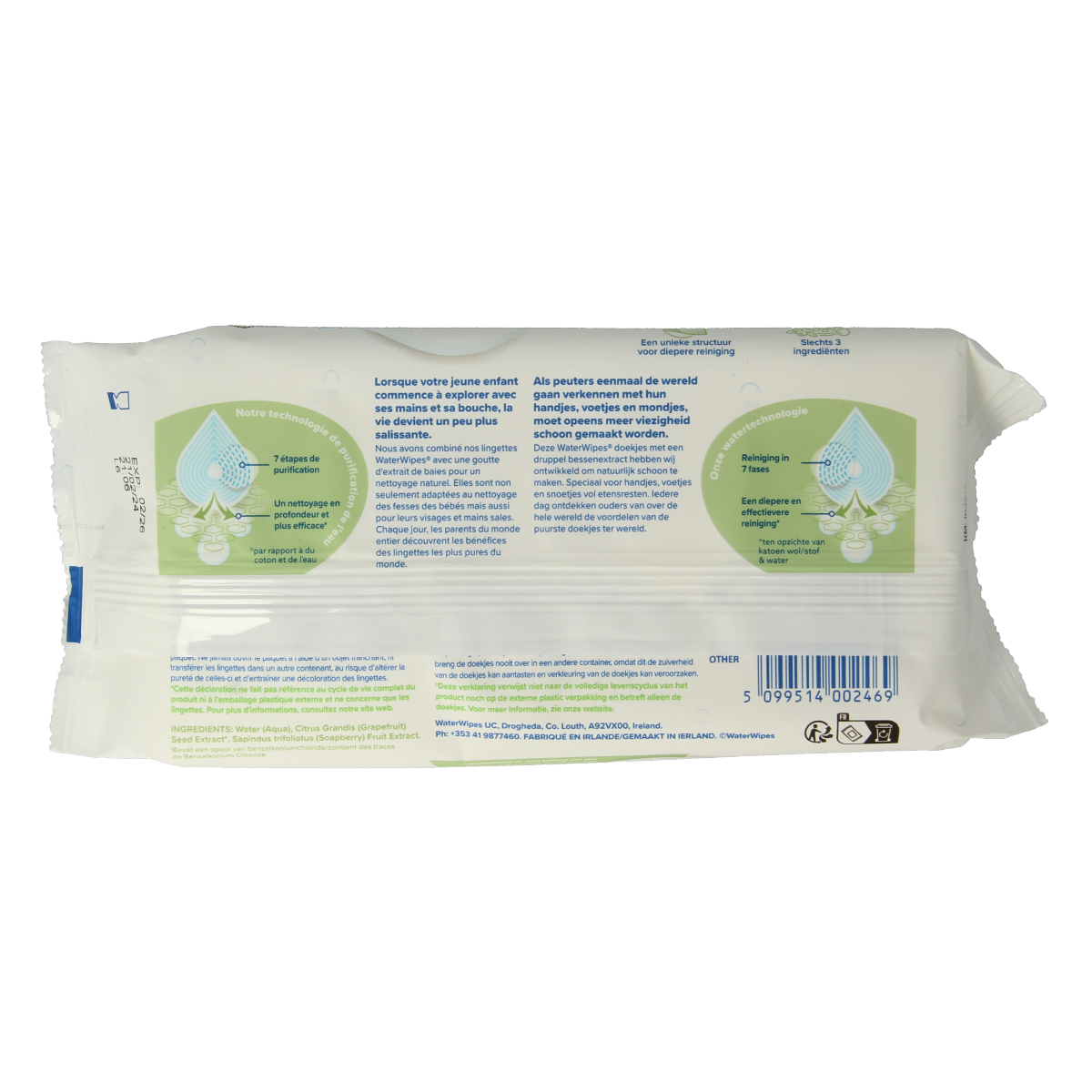 Waterwipes Snoetendoekjes 48.00 Stuks