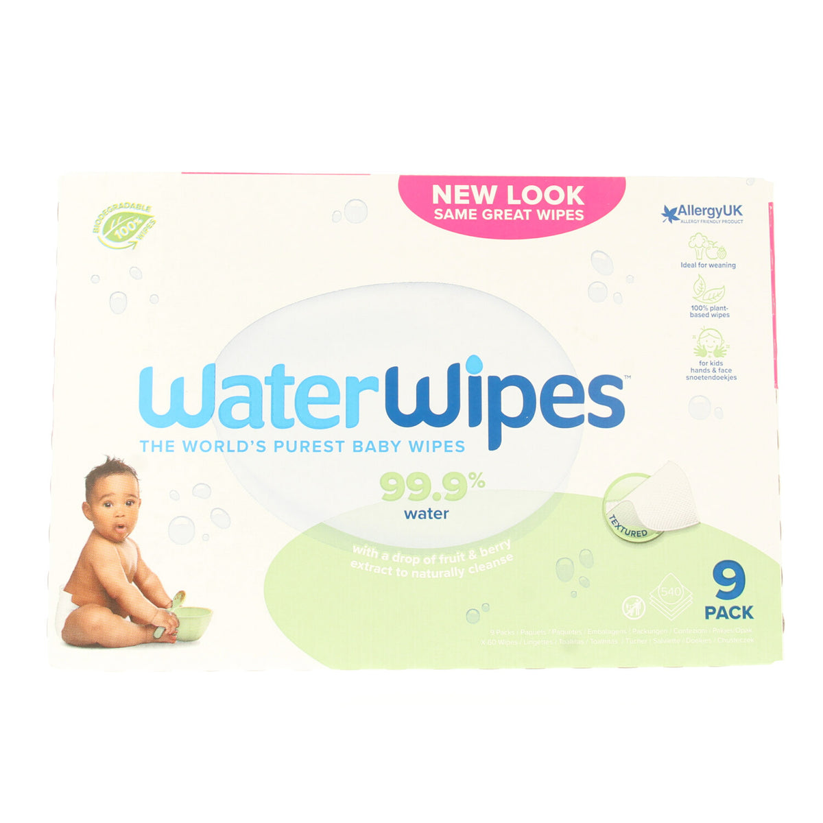 Waterwipes Snoetendoekjes 9-pak 540.00 Stuks