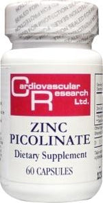 Cardio Vasc Res Zink picolinaat 25mg 60.00 Capsules