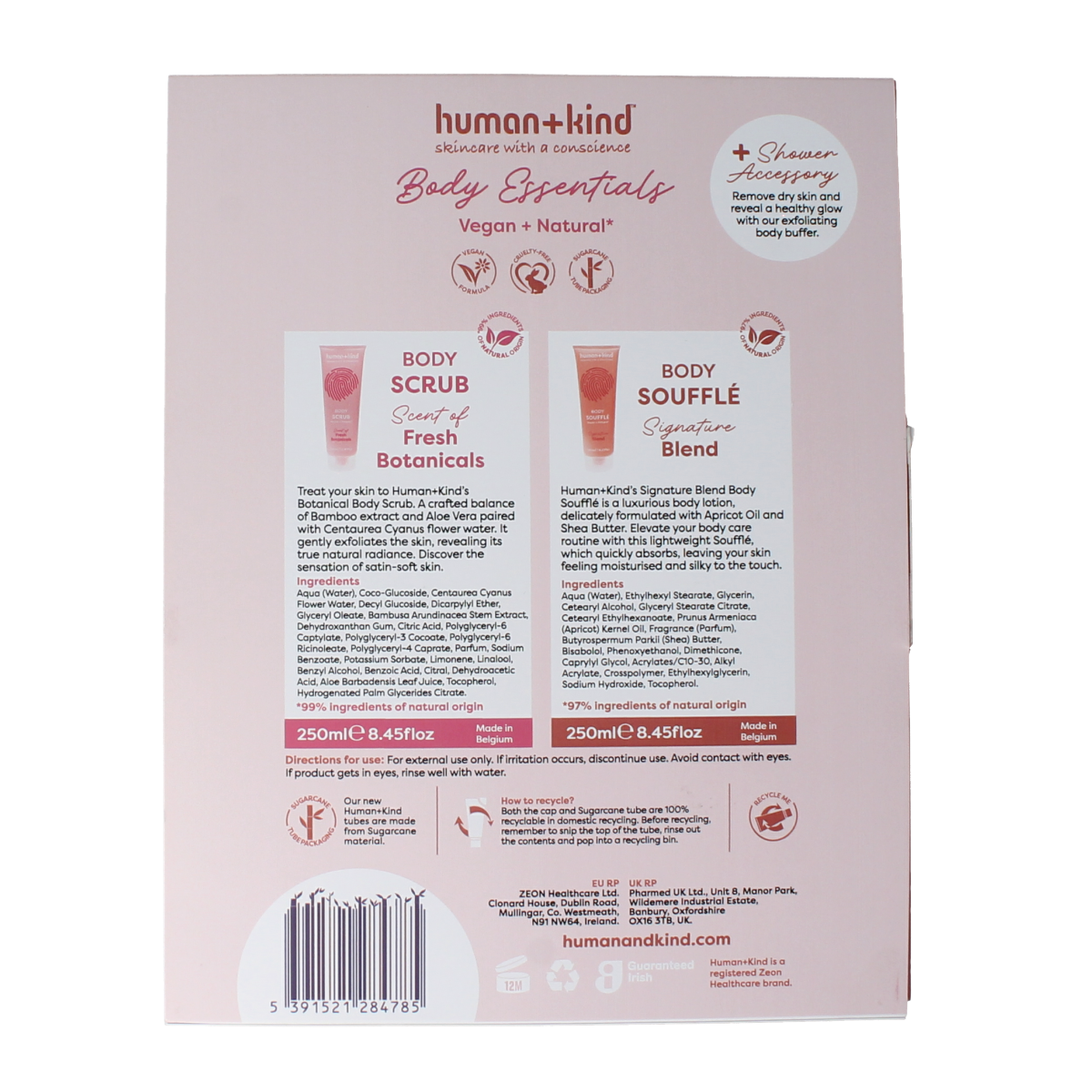 Human+Kind Giftset body essentials 1.00 Stuks