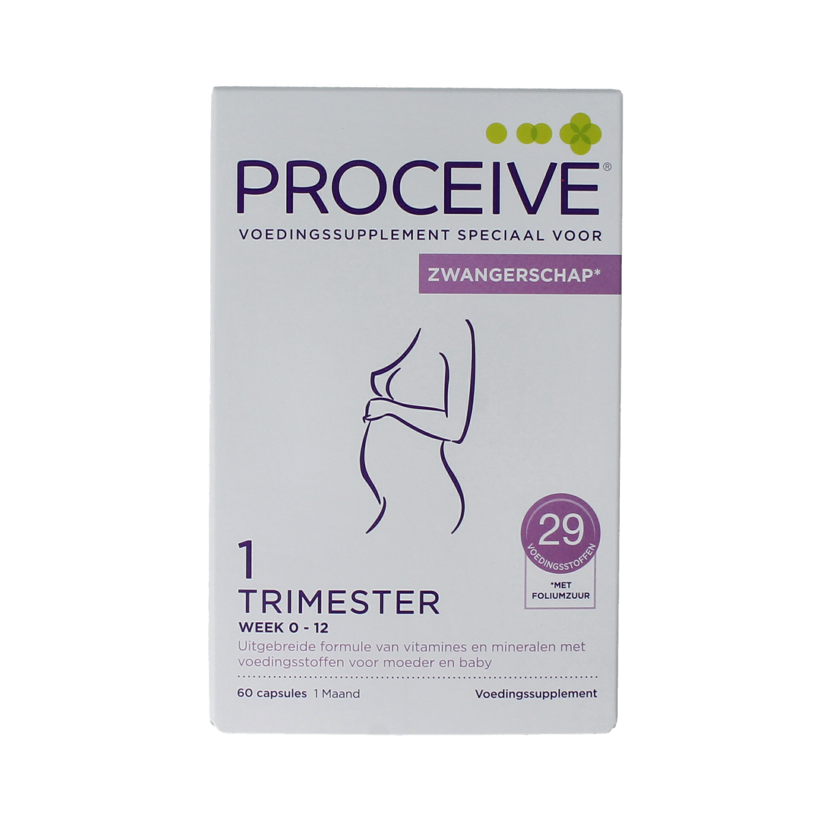 Proceive Kinderwens trimester 1 60.00 Capsules