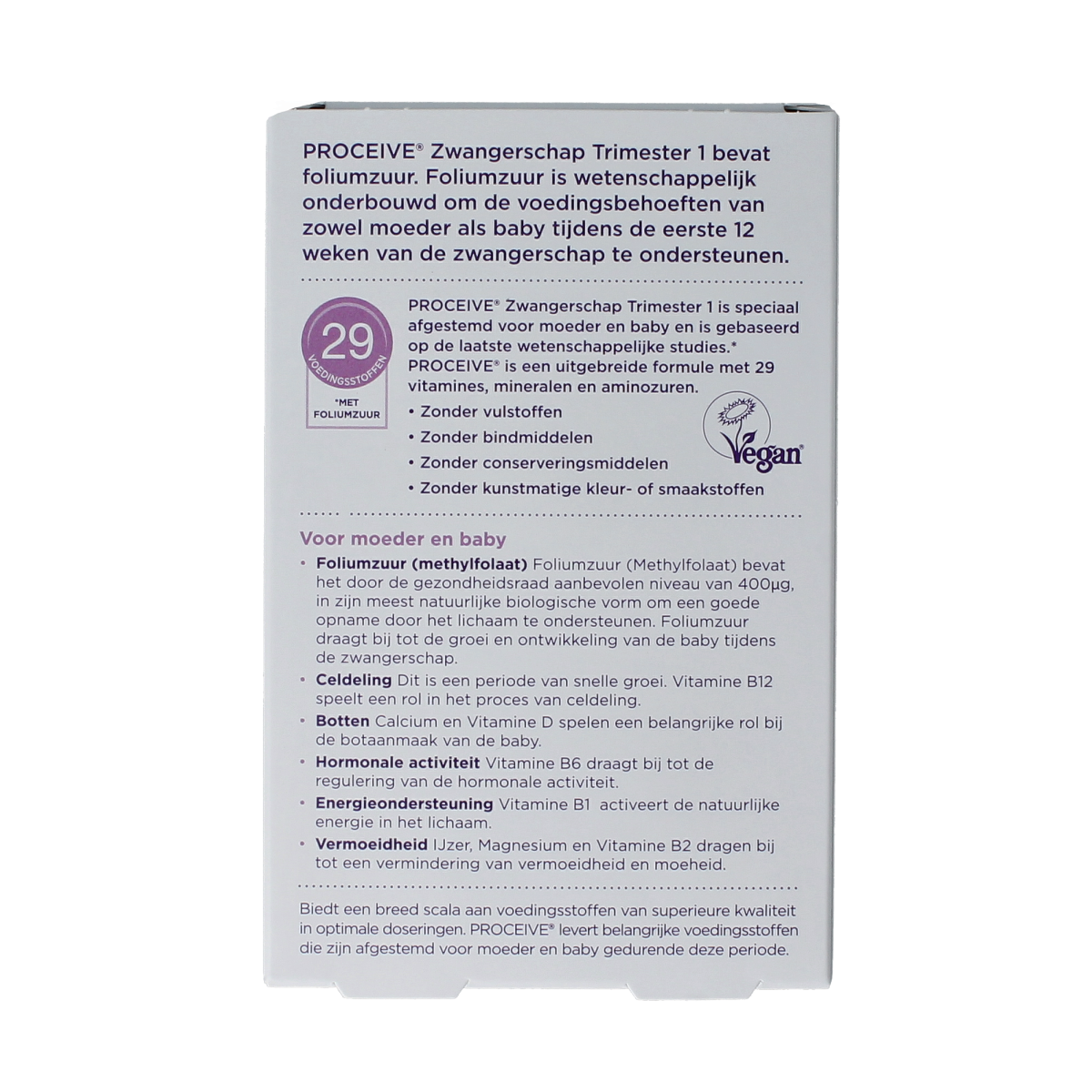 Proceive Kinderwens trimester 1 60.00 Capsules