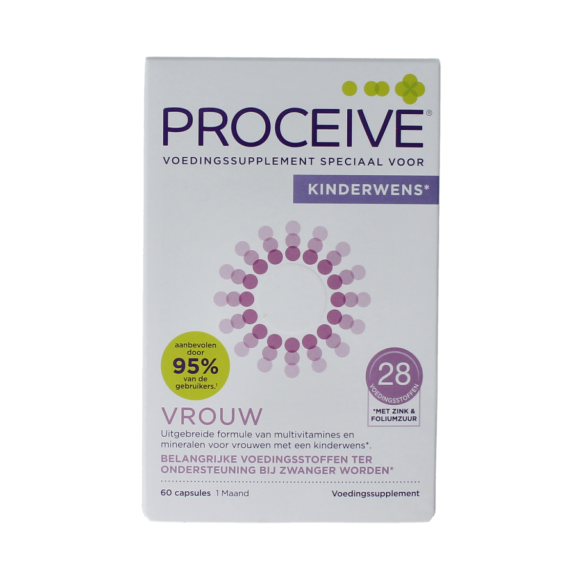 Proceive Kinderwens vrouw 60.00 Capsules